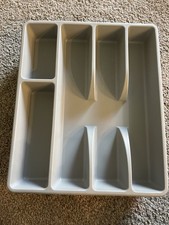 IKEA SMÄCKER Flatware Tray Gray 12x10 1 Tra...