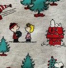 6 Large Peanuts Gang Christmas Coasters.  Handmade Snoopy Charlie Brown   Gray