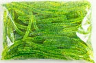 ZOOM FINESSE WORM 100 PACK BULK 4.5" 004-009 CHARTREUSE PEPPER F2360