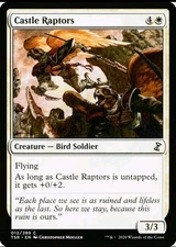 X 1 Castle Raptors NM Time Spiral Remastered 012 MTG Magic The Gathering