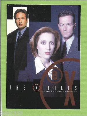 THE X FILES SEASON 8 #XF8-1 + XF8-2 PREMIUM PROMO CARDS *DEALER