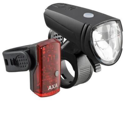 Axa Kombiset Greenline 40 Lux LED USB CB  40 Lux Frontleuchte+LED Rückl. 9393929