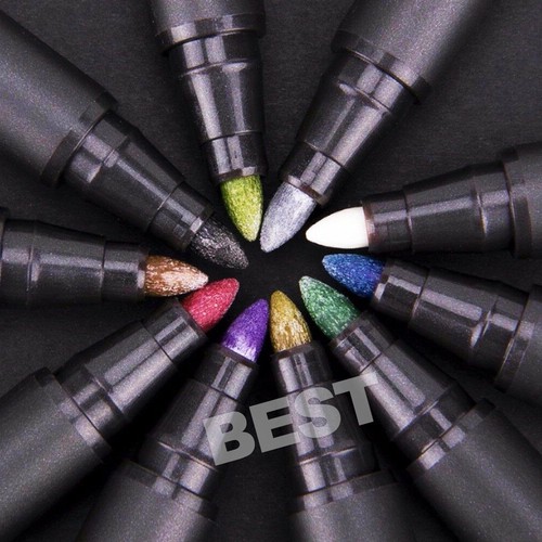 10 Colors Acrylic Paint Pens Sets Fine Art Marker Metal Glass Rock Waterproof AU - Picture 9 of 12