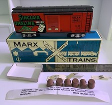 HTF Modern Marx Trains 73410 sinclair boxcar red 73410 opaline motor