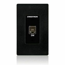 Crestron MP-WP181-C-B Media Presentation Wall Plate BLACK NIB