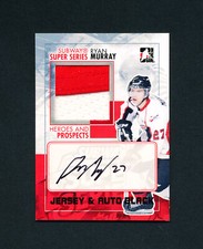2010 ITG HOCKEY HEROES and PROSPECTS RYAN MURRAY SUPER SERIES jersey AUTO /6