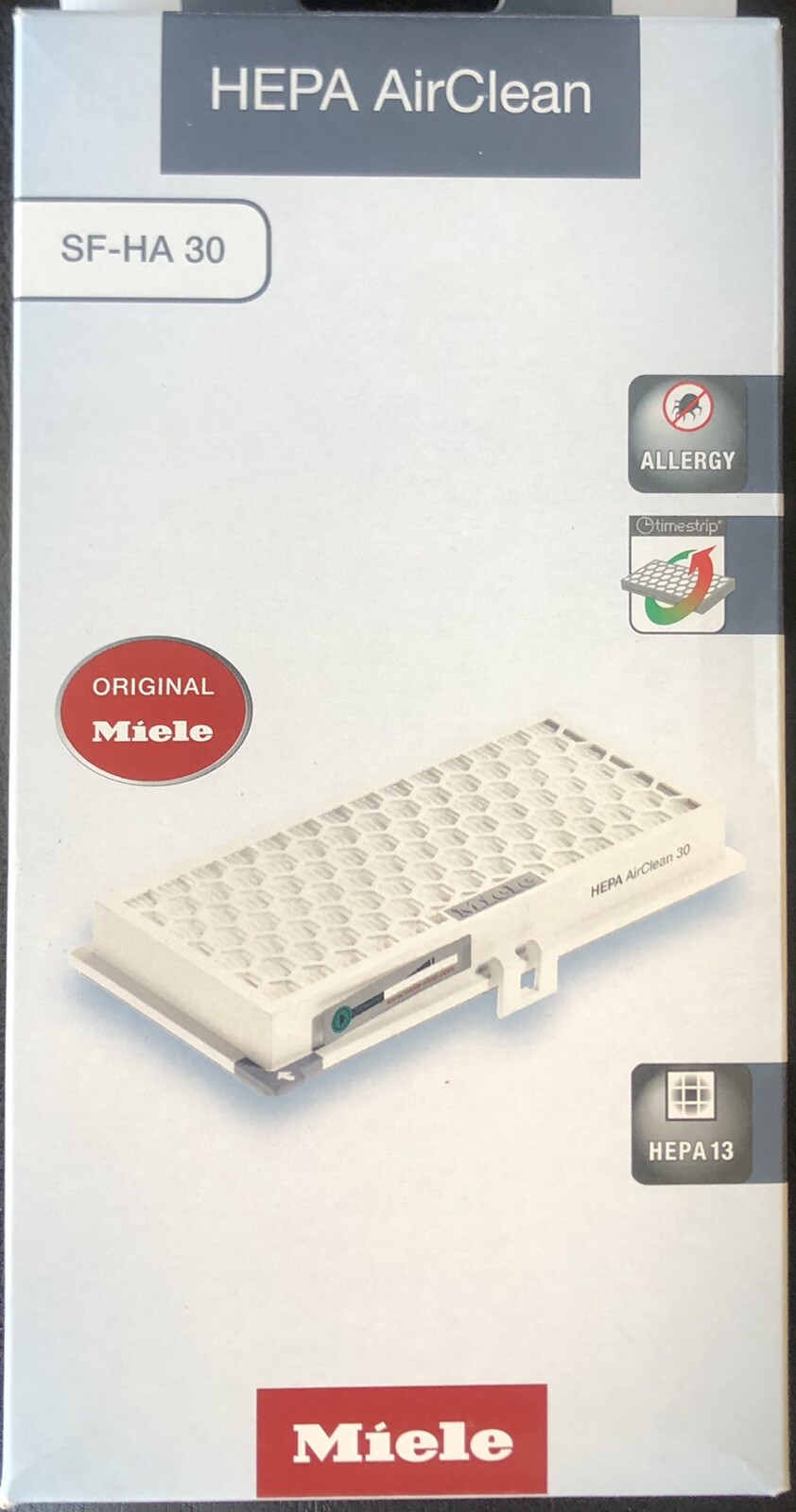 Miele Sf-ha 30 HEPA 13 AirClean Vacuum 
