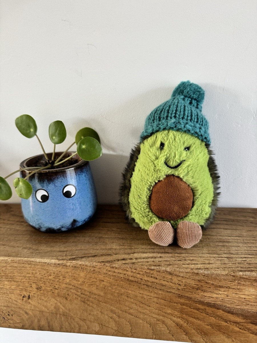 Jellycat Amuseable Teal Cozi Avocado With Hat Plush Soft Toy | eBay UK