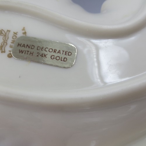 Lenox Porcelain Butterfly Split Serving Dish 9" Ivory 24K Gold Trim Candy Nut - Picture 8 of 8