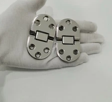 2X Marine Hinges Stainless Steel 180 Degree Flush Mount Hatch Hinge for Boat RV