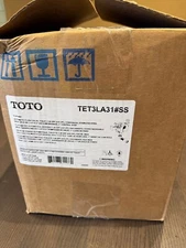 New! TOTO TET3LA31#SS 4" x 4" Flushometer 1.28 GPF EcoPower - Complete Set