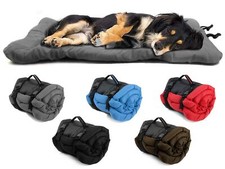 Outdoor Dog Bed, 35  x24  Portable Camping Travel Dog Bed, Soft, Comf