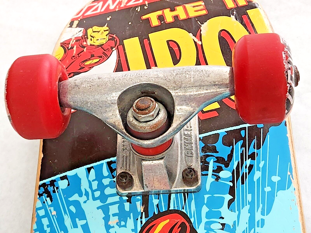 For Avroe- 20 Santa Cruz Marvel Iron Man Skateboard Complete RARE