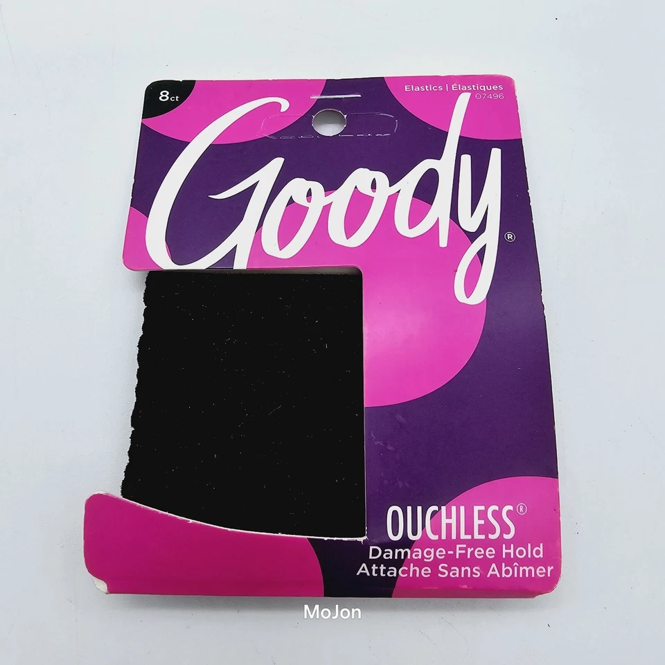 Lote de 3 Surtidos Goody Cabello Elástico Niños y Negro Sin Tacto + Forever Read Foto 2 de 4