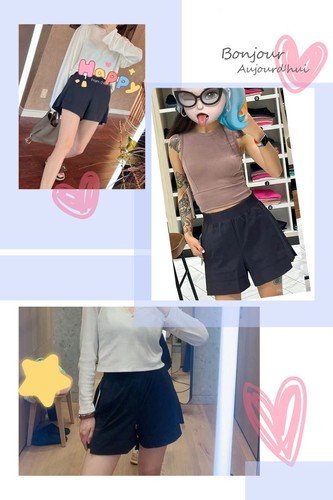 NUEVO $88 Pantalón Corto Lululemon Tejido Elástico Calce Relajado HR 4" - Negro - Talla M - Imagen 3 de 10