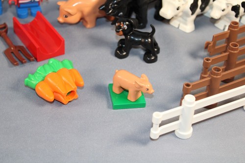 Lego Duplo lotto animali - mucca, cavallo, maiale, cane ricambi/accessori - Foto 4 di 4