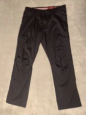 Wrangler Outdoor Series Hiking Pants Mens 34x30 All Terrain Black Cargo Flex ATG