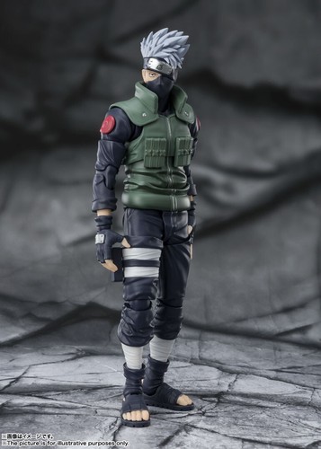 Naruto Hatake Kakashi 6,3 Zoll Anime Actionfigur S.H.Figuarts Bandai Japan Ne... - Bild 2 von 8