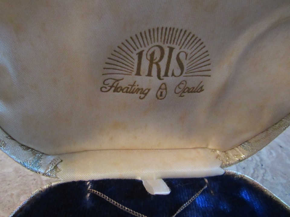 Vintage IRIS Floating Opals necklace, 12 K gold filled eBay