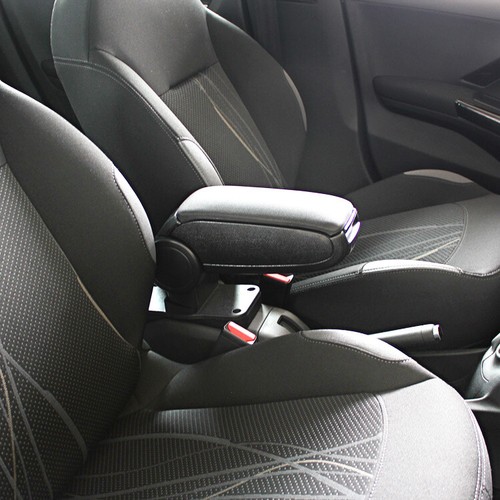 Accoudoir Central Peugeot 208 (2012-2019) Tissu Noir - Picture 2 of 6