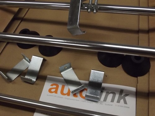 Boot luggage rack for Nissan Figaro plain aluminium with full fitting kit - Picture 2 of 3