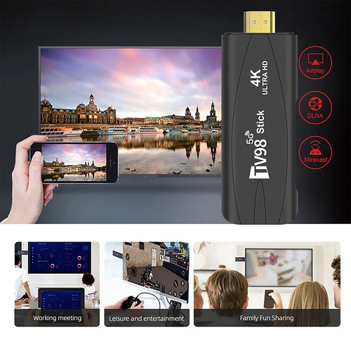 TV Stick Android 12 Smart 4K TV Box Media Streaming Device Voice Remote Control - Picture 8 of 25