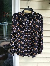 Banana Republic Floral Dillon Shirt SIZE M