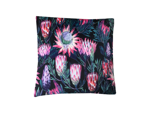 Exotic Tropical Botanical Jungle Velvet cushion covers double sided handmade 17" - Picture 12 of 17