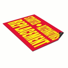 Car Magnet Set of 2 Starters Alternators Replacement Business Industrial Sign