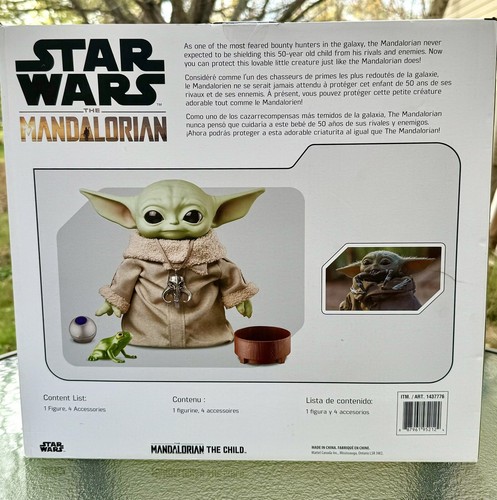 NEW The Child Baby Yoda Toy Plush Star Wars Knob Frog Necklace Bowl Mandalorian - Picture 2 of 11