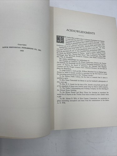 Dayton, Ohio: Eine intime Geschichte von Charlotte R. Conover (1932) Illus Vintage - Bild 6 von 23