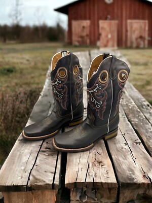 RAYAS WESTERN COWBOY MEXICAN BOOTS VAQUERO HAND CRAFTED MEX  display picture 1