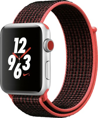 Apple Watch Series 3 Nike 42mm GPS Cellular - Silver (MQLC2LL/A 