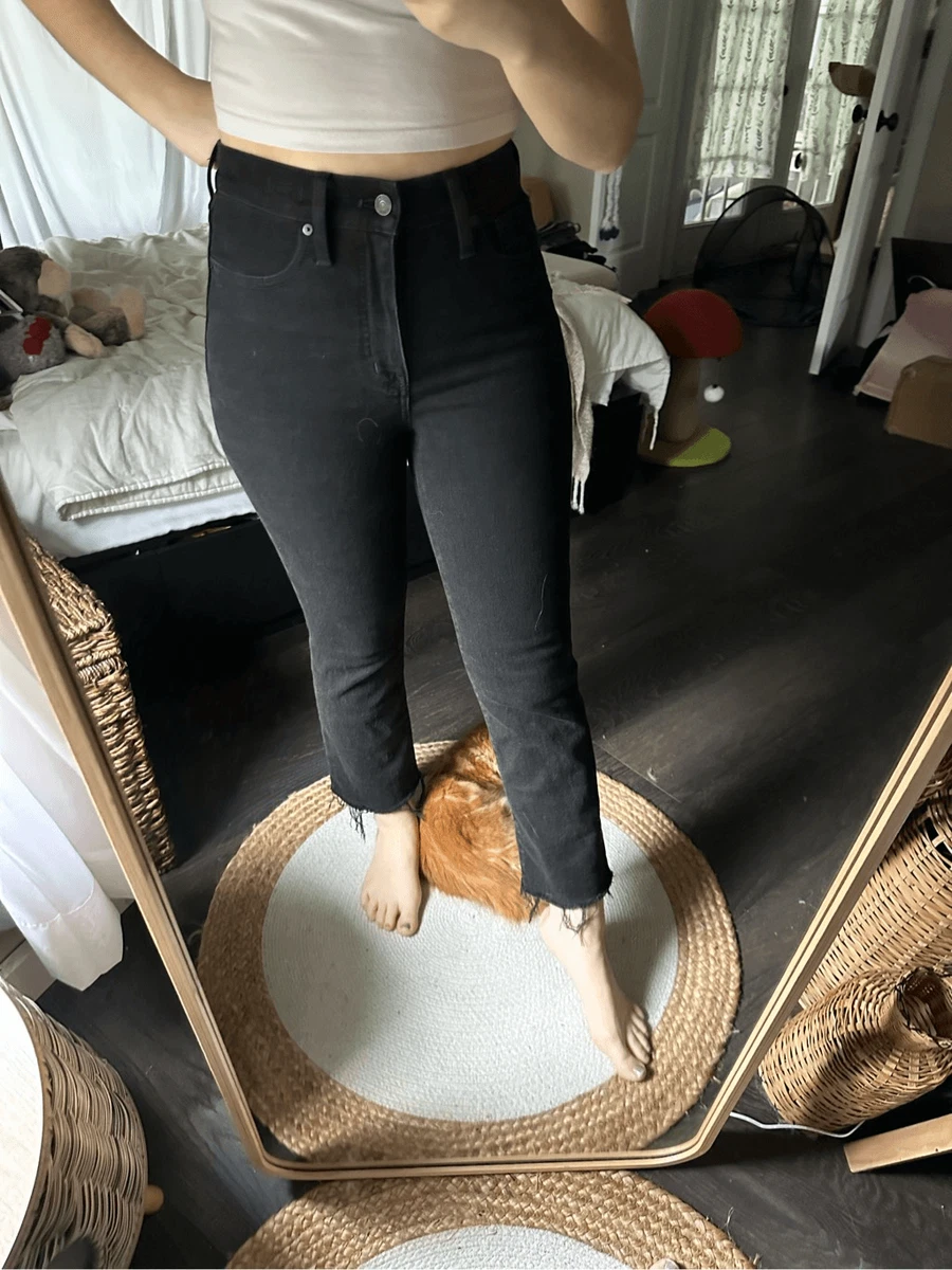 Madewell cali demi boot raw best sale hem
