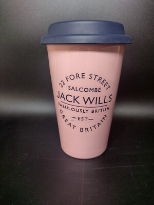 Jack Wills Kaffeetasse Wiederverwendbar Reise Keramik Tolle Qualität Umweltfreundlich