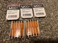 Lot of 5, UCO Survival Stormproof Wind & Waterproof 10 Matches w/ Strikers NEW