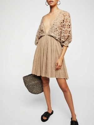 bella note white eyelet mini dress