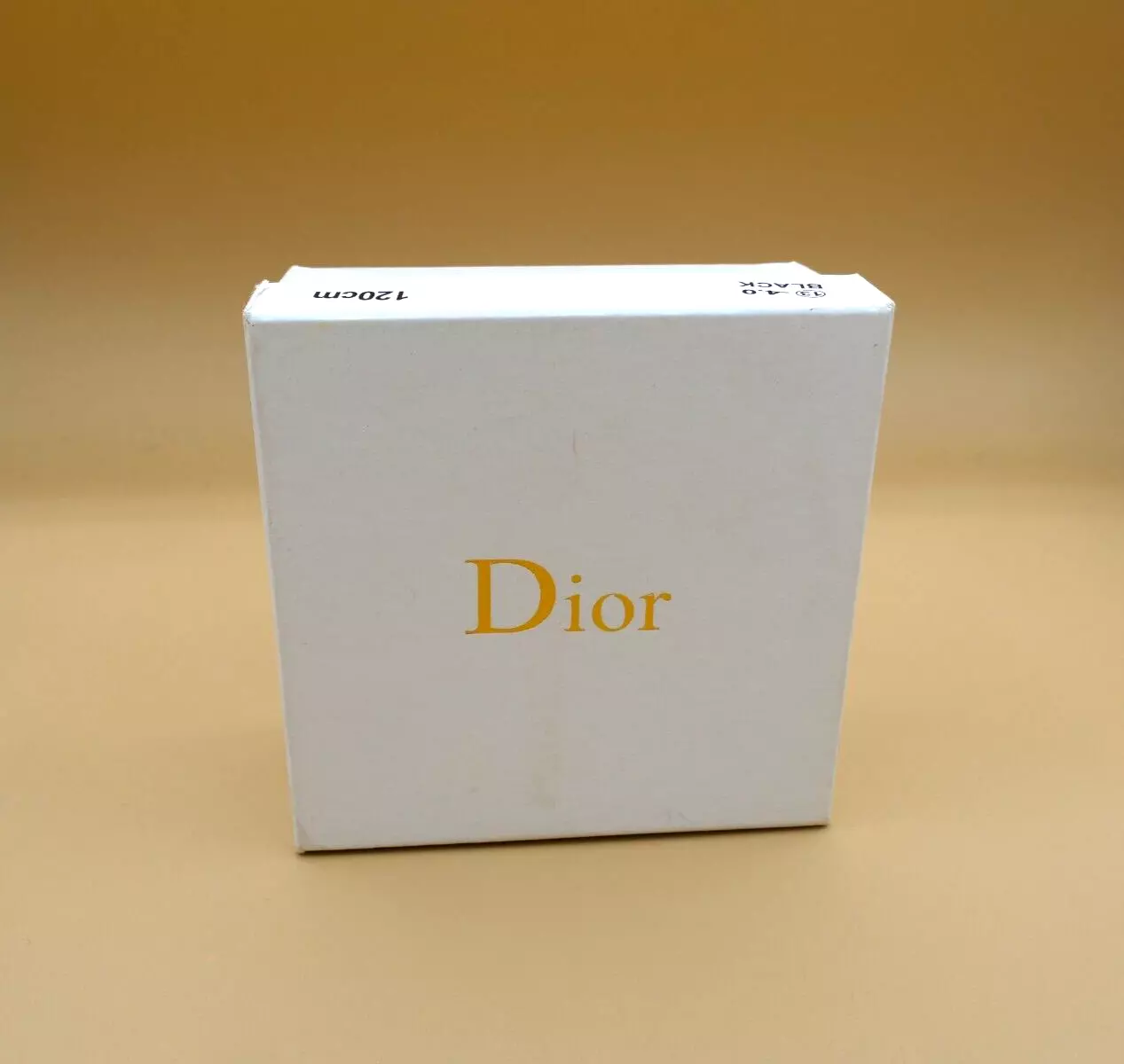 DIOR Logo Doré Coffret Cadeau Vide Ceinture Petit Sac Rangement Organisateur Home Deco