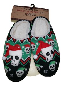 mens christmas slippers