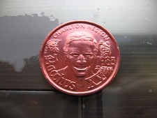 charlton heston actor bacchus 1983 new orleans mardi gras doubloon alum mini