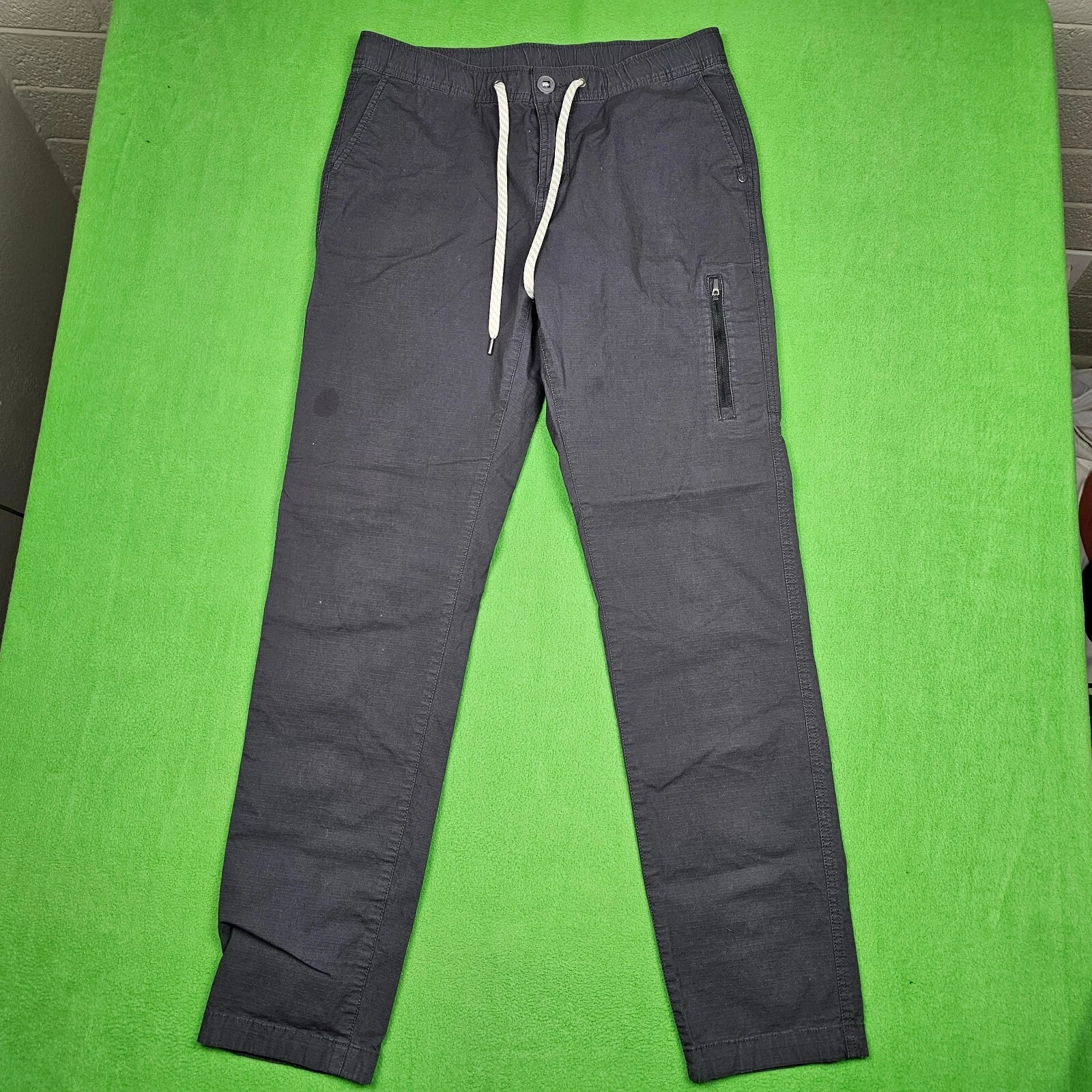 vuori ripstop drawstring pocket cotton stretch pants