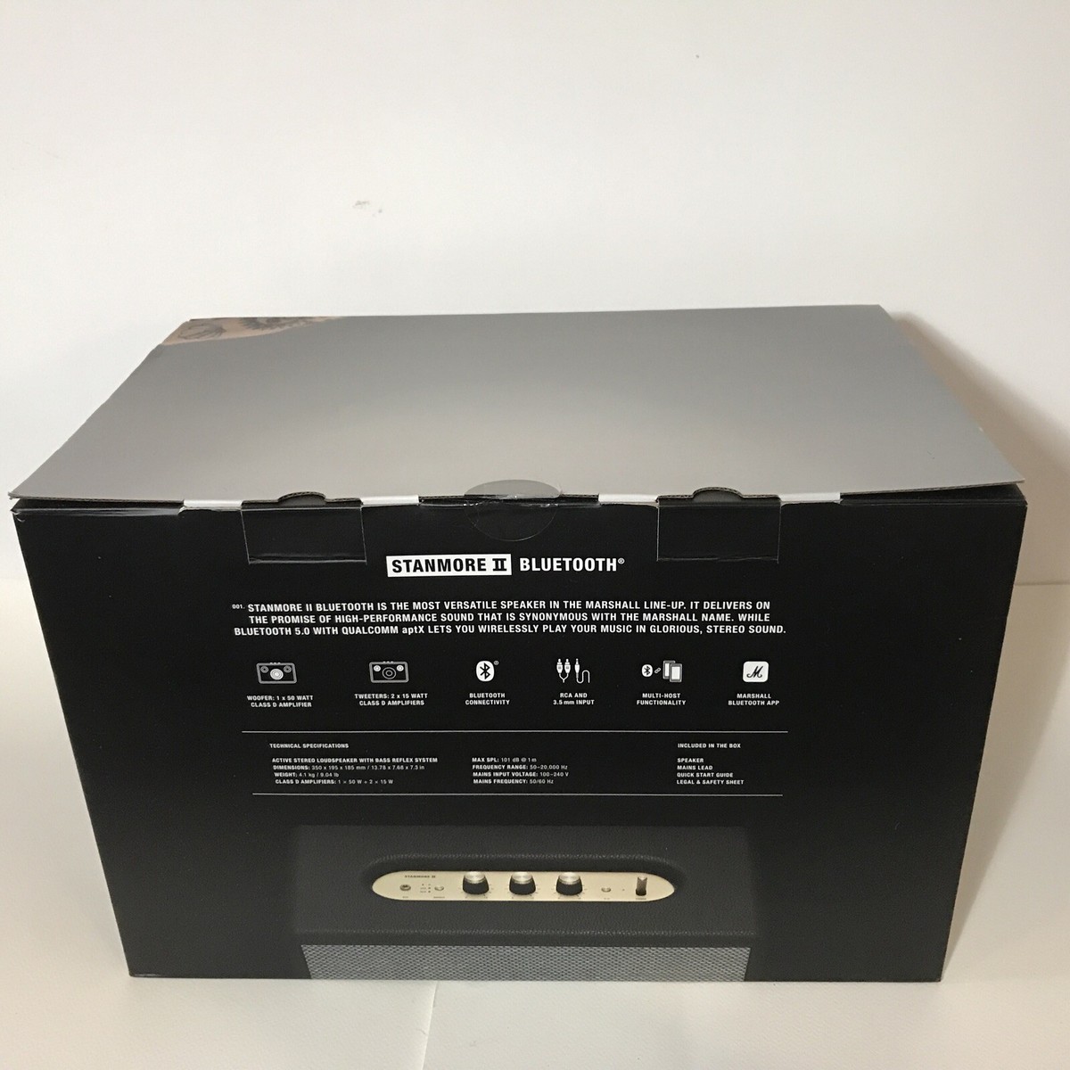 Marshall Stanmore II Wireless Bluetooth Speaker - Black | eBay Marshall Stanmore II Wireless Bluetooth Speaker - Black | eBay