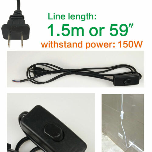 E27 Bulb Switch Cable Wire Connect Cable Wire For 2 or3 Pin T5/T8 Lamp Tube Line - Picture 7 of 33