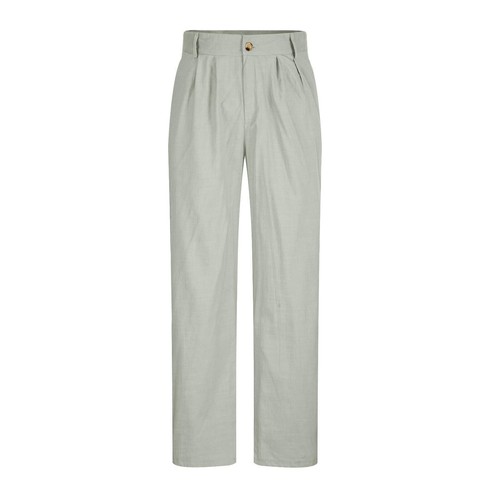 Men's Casual Loose Trousers Comfortable Solid Color Pants Cotton Linen Trousers - Picture 12 of 27