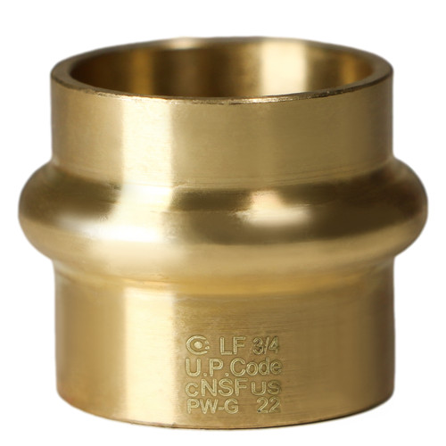 25 Pack XFITTING 3/4" Press Plug, Lead Free Brass, ProPress