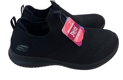 Skechers Womens Ultra Flex First Take 12837 Black Shoes Sneakers Size 7 NEW