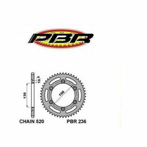 KIT TRASMISSIONE HONDA 650/DOMINATOR 1991 1994 CATENA RK 520 CORONA PIGNONE - Foto 2 di 3