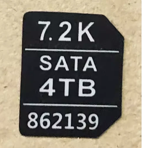 20 Stück Kapazität Aufkleber für HP 651314-001 G8/G9 3,5 Festplattenfach/Caddy - Bild 21 von 63