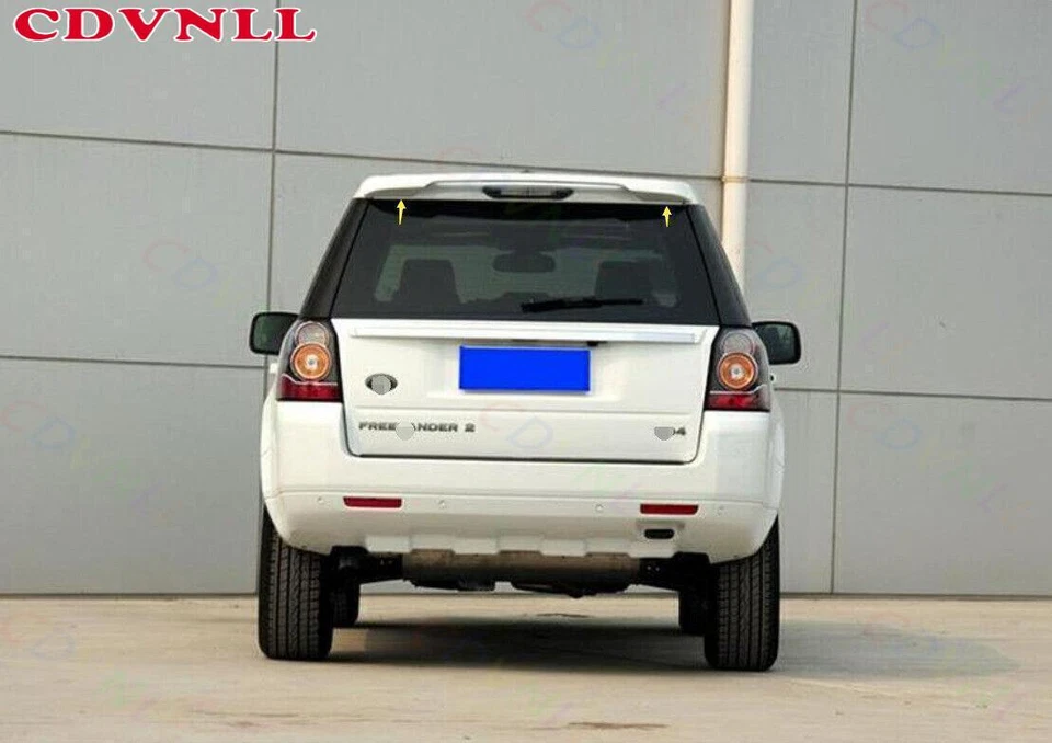 Alerón trasero blanco brillante para LR Freelander 2 LR2 2008-2015 alerón labio tira Foto 2 de 4