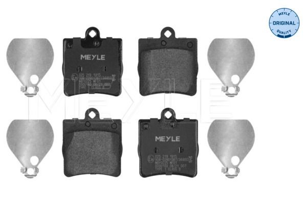 MEYLE 025 219 1915 Brake Pad Set Rear Fits Chrysler Crossfire Mercedes-Benz